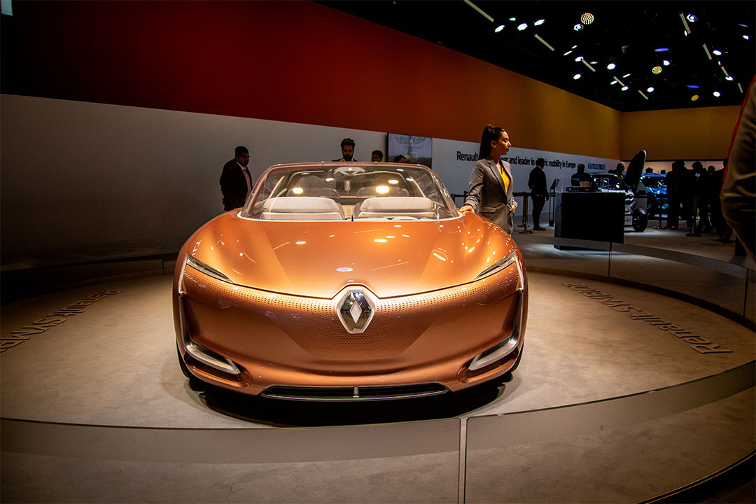 The Symbioz was showcased to portray Renault's advancement in technology