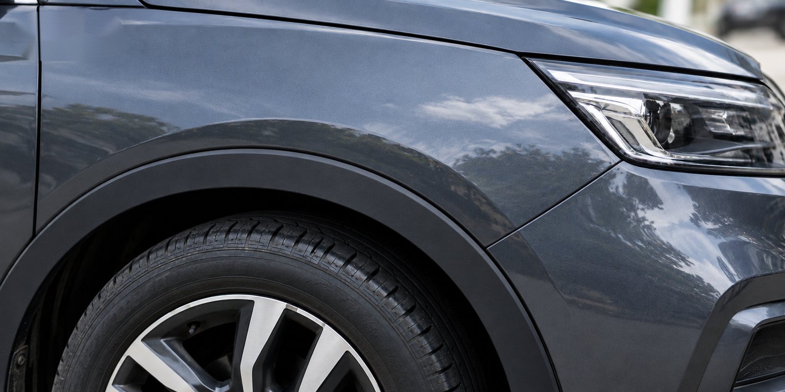 The same car after repair