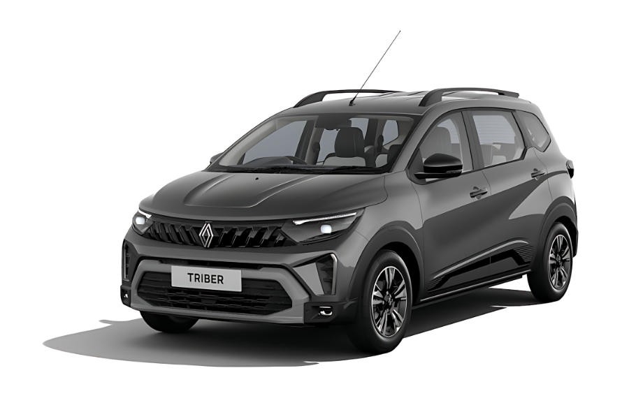 Renault Kiger White Exterior Front Shot